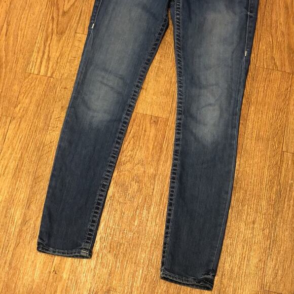 True Religion Medium Wash Blue Denim Skinny Jeans Size 28 - Picture 5 of 15